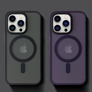 Frosted Matte Magnetic Case with MagSafe Support